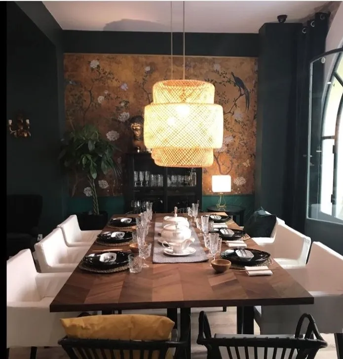 Cenas de gala. Montaje en mesa sentada, en Casa Gans